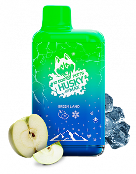 Husky AirMax 10000 STRONG POD-1 "GREEN LAND (Зеленое яблоко и лед)" 20