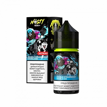 Ар Nasty X Husky SALT "Double Strawberry Double Ice" 30-20