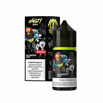 Ар Nasty X Husky STRONG "Blueberry Mint" 30-20